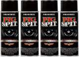PIG SPIT Original | Shine for Engines, Trim, Tires & Vinyl | Restores Faded Black Plastic | 9 oz. | 4-Pack