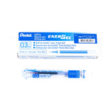 Pentel Refill Ink for EnerGel RTX Retractable Gel Pen Extra Fine Point Needle Tip,12 Count, 0.3mm, Blue (LRN3C)