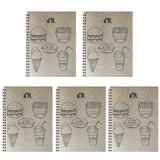 inr Artist WIRO Theme BRG Sketch Book A4 Size (29.7 cm x 21.0 cm) 140 GSM (50 Sheets/100 Pages) Stitched Drawing Notebook
