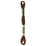DMC 117801 6 Strand Embroidery Cotton Floss, Dark Coffee Brown, 8.7Yard