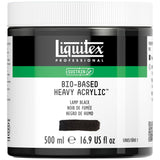 Liquitex Bio-Based Heavy Acrylic, 500ml (16.9-oz), Lamp Black