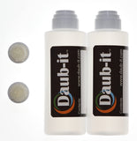 Racquet Art Daubit Empty Bottles with applicators 4 oz Mohair Dauber 2 Pack