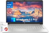 HP 2024 15.6 Touchscreen Laptop - with Microsoft Office Lifetime License, Intel i3-1215U, 32GB RAM, 1TB SSD, Long Battery Life,