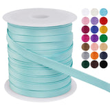 LEREATI Satin Bias Tape Double Fold 2/5 Inch x 55 Yards, Bias Tape for Sewing, Polyester Quilt Binding Tape, Piping Trim Fabric
