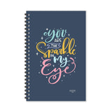 Escaper Sparkle In My Eye (Ruled A5 Size 8.5 X 5.5 Inches) Designer Motivational Diary