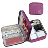 Styleys Polyester Gadget Organizer Bag Electronic Assessories Case, Cable Organizer Pouch For All Gadgets, Hdd, Power Bank, Usb