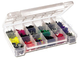 AkroMils 05905 Plastic Portable Parts Storage Case for Hardware and Crafts with Hinged Lid and 5 Adjustable Dividers, (143/8I