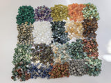 6mm Star Shaped Stone Beads 100pcs Star Beads 20 Colors for Bracelet Necklace Making Craft (Mixed Color 1, 1421)