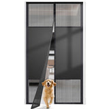 Magnetic Screen Door with Privacy Protection, PET Mesh Screen Fit for Door Size 36x82 Inch (Product Size 38x83 Inch), Pet Friend