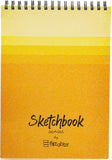 Kitabby Sketchbook Series A4 Size WireO Bound Yellow