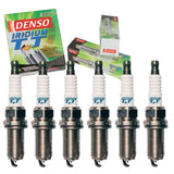 6 pc DENSO Iridium TT Spark Plugs compatible with Toyota Sienna 3.5L V6 2007-2016