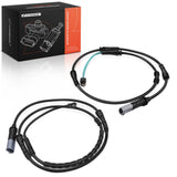 A-Premium Front and Rear Disc Brake Pad Wear Sensors Compatible with BMW 528i, 535d, 535i, 550i, 640i, 650i, 528i/535d/535i/550i