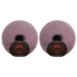 JubileeYarn Mohair Elixir Yarn - 50g/Skein Baby Wool Blend - Sazerac - 2 Balls