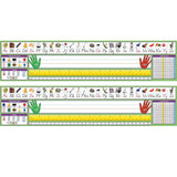 NORTH STAR TEACHER RESOURCE NST9041-2 North Star Teacher Resources Adhesive Primary Modern Manuscript Desk Plates, 17.5-Inch x 4