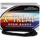 Alliance Xtreme File Bands Long Lasting 7 x 1/8 Inches Black EPDM NonLatex Archival File Bands 1 Pound Box (approx 200 pie