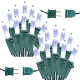 Brizled Christmas Tree Lights, 2 Pack 33ft 100 LED Christmas Lights, 120V UL Certified Connectable Xmas Light Indoor Outdoor, Cl