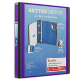 STAPLES 190665 Binders, Purple
