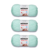 Bernat Softee Baby Mint Yarn - 3 Pack of 141g/5oz - Acrylic - 3 DK (Light) - 362 Yards - Knitting/Crochet