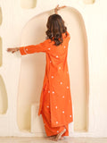 Gosriki Women'S Rayon Viscose Straight Embroidered Kurta With Palazzo (Bharavi Orange-Gs_Xxl_Orange_Xx-Large),Orange,2,B0F9Q11XZ5