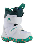 Burton Kids' Mini Grom Snowboard Boots, White, 12C
