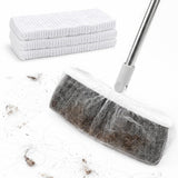 50 Pcs Disposable Broom Covers for Pet Hair Removal, NonWoven Sweeper Sheets Trap Dust Lint & Fur, Floor Carpet Cleaning Refill