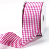 PQZKLDP Rose 1 1/2 inch Plaid Ribbon Roll 1.5inch 20 Yards Checked Polyester Gingham Ribbon Flower Bouquet Wreath Gift Wrapping