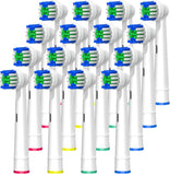 Electric Toothbrush Replacement Heads 16 Pack/Compatible Oral B Braun Replacement Brush Heads/Compatible Oral B Replacement Brus