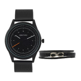 Joker & Witch Magnus All Black Men'S Stainless Steel Analog Watch Bracelet Stack