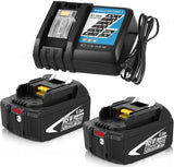 2Packs BL1860B 6.0Ah Replacement Battery Compatible with Makita 18V Lithium Battery BL1860B-2 BL1860 BL1850 BL1840 BL1830 LXT-40