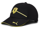 Puma Standard Scuderia Ferrari Race Baseball Cap, Black Ss25, One Size