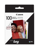 Canon ZINK Sticky Back Photo Paper Pack (100 Sheets), Compatible to Mini Printer, IVY CLIQ +2 Instant Camera Printer and IVY CLI