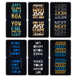 woopme Set of 6 Magnetic Hard Work Beats Talent Bookmark for Book Lovers Readers Students Gift Magnetic Page Clips Folding