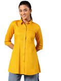 Libas Women'S Straight Tunics (58222_Mustard