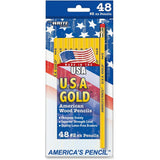 MEGA Brands DDX07 Premium No. 2HB Pencils 48/PK Yellow