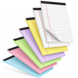7 PCS Note Pads 5x8 Small Legal Pads 210 Sheets, Perforated Small Notebook Notepad 5 x 8 ,College Ruled Lined Paper Pads 80GSM,