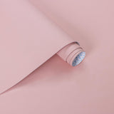 Ismoon Pink Wallpaper Peel and Stick Pink Contact Paper 17.7'' 118''Removable Self-Adhesive Wallpaper Matte Contact Paper for C