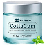 Velverdo Hydroxyapatite Tooth Powder with Collagen, Enamel Strengthening Toothpaste Powder for Teeth and Gums, Natural Oral Care