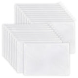 Koolmox 20 Pieces 8x5'' Sublimation Blank Canvas Makeup Bags Bulk Blank DIY Heat Transfer Cosmetic Makeup Bags Canvas Clear Cust