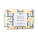 Beekman 1802 Goat Milk Body Soap Bar, Vanilla Absolute - Scented - 3.5 oz - Nourish, Moisturize & Hydrate - 100% Vegetable Soap