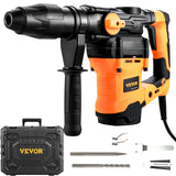 VEVOR 19/16 Inch SDSMax Rotary Hammer Drill, 13Amp Corded Drills, Heavy Duty Chipping Hammers w/Vibration Control & Safety Clu