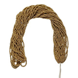 Czech 11/0 Glass Seed Beads - 12 String Hanks, Aztec Gold Color (Aztec Gold)