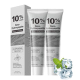 Hydroxyapatite Toothpaste, 10% Nano Hydroxyapatite Toothpaste, Natural and Fluoride-Free, Gentle on Sensitive Teeth and Strength