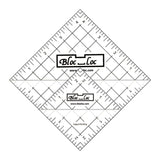 Bloc Loc Half Square Acrylic Triangle Ruler Set #6, 2.5and 4.5