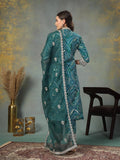 Stylum Women'S Bandhani Print & Embroidered Muslin Straight Kurta Pant Dupatta Set (Kpdgreenbanno38_Green, M)