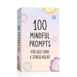 BEST 100 Mindful Prompts for Self Care & Stress Relief | Cards to Reduce Anxiety & Increase Relaxation | Perfect Mindfulness Gif