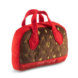 Dog Diggin Designs Runway Pup Collection | Unique Squeaky Parody Plush Dog Toys - Haute Couture Purses & Handbags