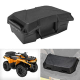 A & UTV PRO ATV Outlander Seat Rack Storage Cargo Box, 2 GAL (7.5L) Front Rear Rack Back Seat Storage Box for Can-Am Outlander G
