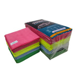 Gleamax Microfiber Cleaning Cloth 36 Pack (16x16 in Approx./4040 cm) 320 GSM LintFree, StreakFree Multipurpose Towels for