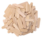 PPhtony Mini Wood Craft Sticks Small Wooden Sticks Bulk for DIY Art Christmas Ornaments Crafting Halloween Home School Painting