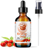 Bella Terra Oils Organic Rosehip Oil for Face, Pure Cold-Pressed Rose Hip Seed Oil for Skin & Hair, Natural Moisturizer & Anti-A